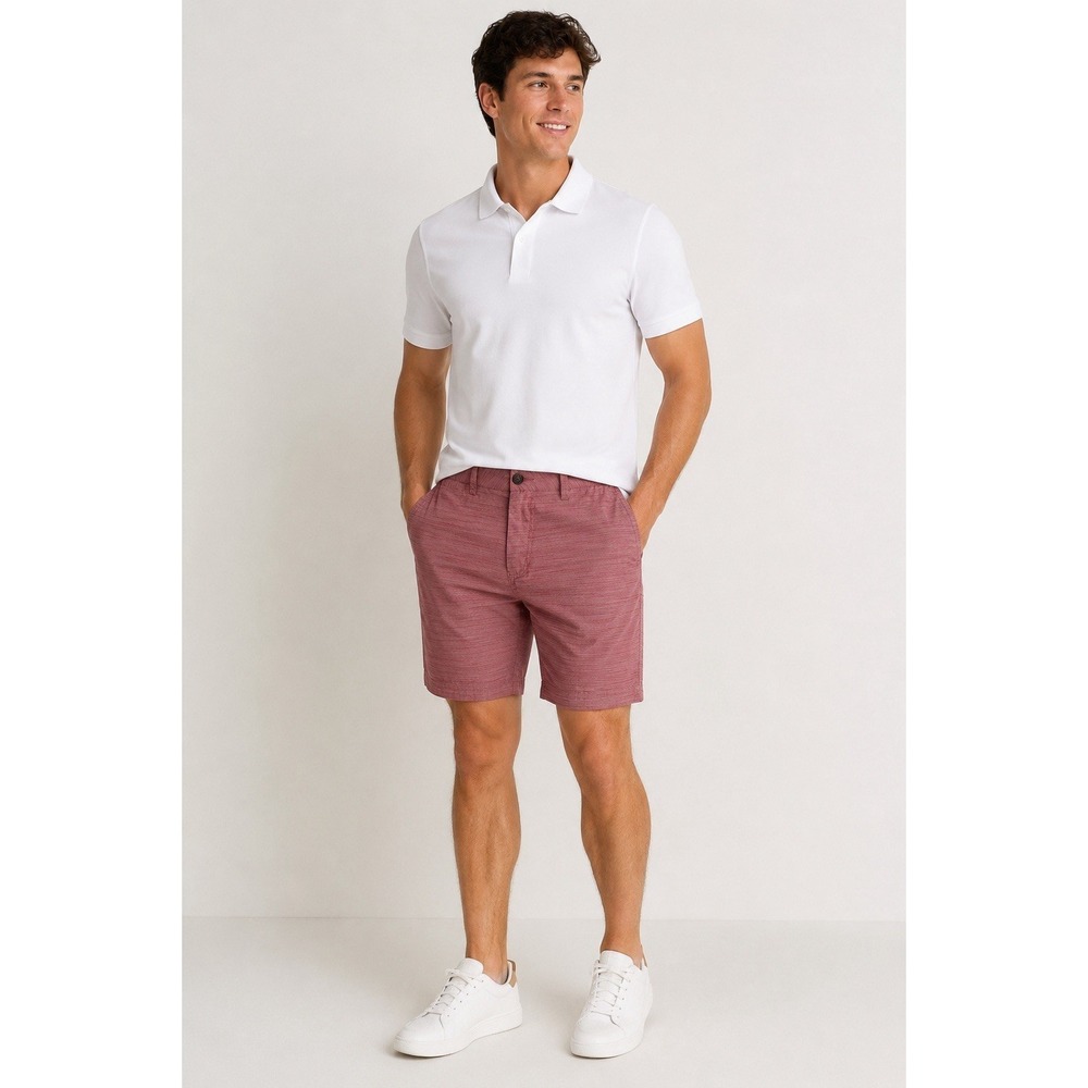 Flag & Anthem Men's Red Heather Golf Shorts‎ Size 30 Stretch Performance NWT